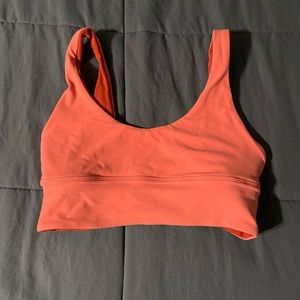 Pink/orange lululemon align bra